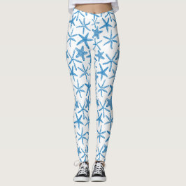 Zee sterren in blauw leggings