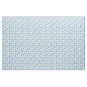 Zee sterren in blauw stof (Yard (91,4 cm))