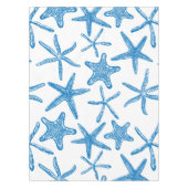 Zee sterren in blauw tafelkleed (Voorkant)