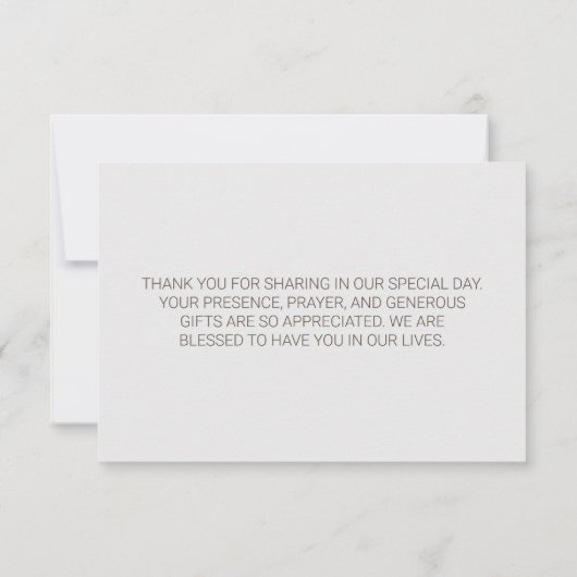 Zee sterren Sand Beach Bedankkaart (Achterkant)