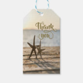 Zee sterren Sand Beach Cadeaulabel (Voorkant)