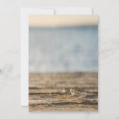 Zee sterren Sand Beach Save The Date (Achterkant)