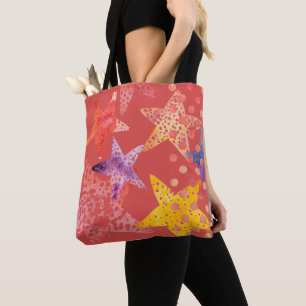 Zee sterren, sterren en Stippen - zeezijde Tote Bag