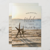 Zee sterren Strand Vrijgezellenfeest Kaart (Voorkant / Achterkant)