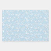 Zee sterren Zandpoppen Beach Blue Inpakpapier Vel (Voorkant)