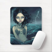 Zee Storm gothic mermaid Mousepad Muismat (Met muis)