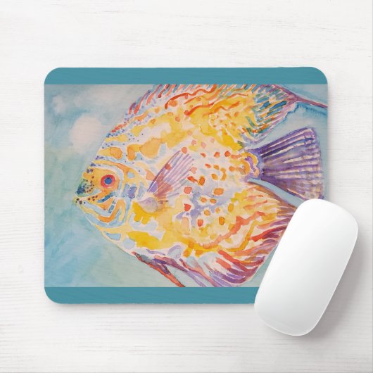 Zee strand waterverf Computer Mouse Mat Pad Muismat (Met muis)