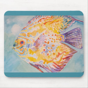 Zee strand waterverf Computer Mouse Mat Pad Muismat