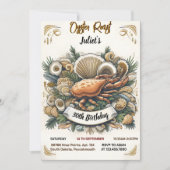 Zee Strand Zeevruchten parel oester gebraden 30e V Kaart (Voorkant)