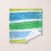 Zee Stripes Art Print Bad Handdoek (Wasdoekje)