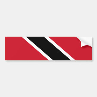 Zee Sun Sand National van de vlag van Trinidad en  Bumpersticker