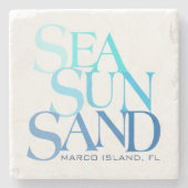 Zee Sun Sand onderzetter (Voorkant)