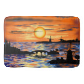 Zee Sunrise Bath Mat Netherlands Landschap (Voorkant)