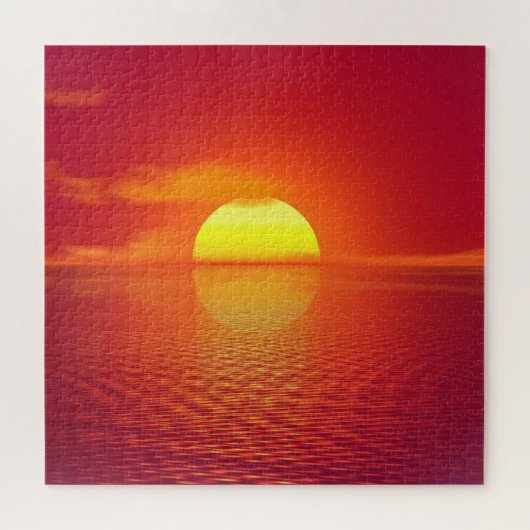 Zee Sunrise Jigzaag Puzzle Legpuzzel (Horizontaal)
