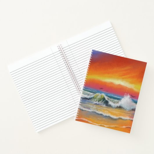 Zee Sunrise Notitieboek (Binnen)