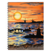 Zee Sunrise Notitieboek Nederland Landschap (Voorkant)