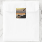 Zee Sunset Boat Sticker (Tas)