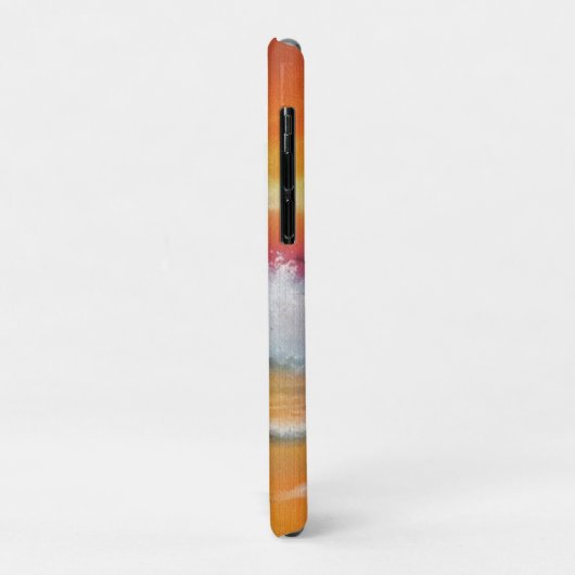 Zee Sunset iPhone Case Abstract (Achterkant/links)