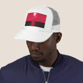 Zee Sunset Love Trucker Hat Heart Romantic Pet (In situ)