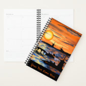 Zee Sunset Planner Aangepaste tekst en jaar (Display)