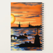Zee Sunset Planner Aangepaste tekst en jaar (Achterkant)