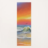Zee Sunset Waves Yoga Mat (Voorkant)