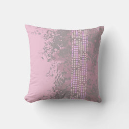 Zee surf gedempt paarse stip abstract kussen