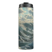 Zee Surges Square Thermosbeker (Voorkant)