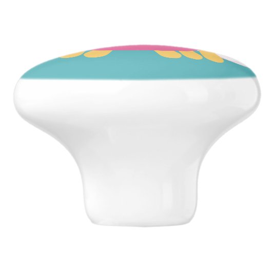 Zee Sweeties Crab Nursery Drawer Pull Knob Keramische Knop (Zijkant)