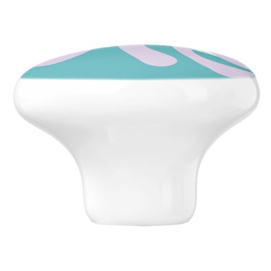 Zee Sweeties Octopus Nursery Drawer Pull Knob Keramische Knop (Zijkant)