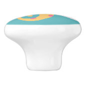Zee Sweeties Seahorse Nursery Drawer Pull Knob Keramische Knop (Zijkant)
