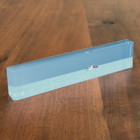 Zee taxi naambordje (Zijkant)