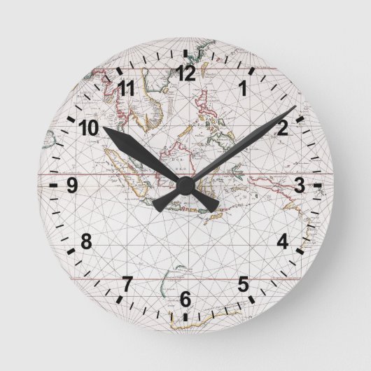 Zee ten oosten van India | Indonesië Ronde Klok (Voorkant)