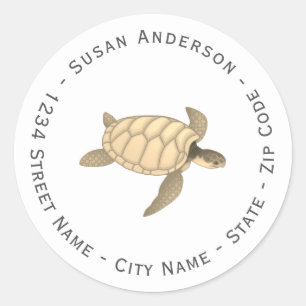 Zee Terugkeeradres label