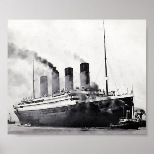 Zee testen beginnen: RMS Titanic Poster (Voorkant)