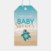 Zee Thema Baby shower Cadeau Label Cadeaulabel (Voorkant)