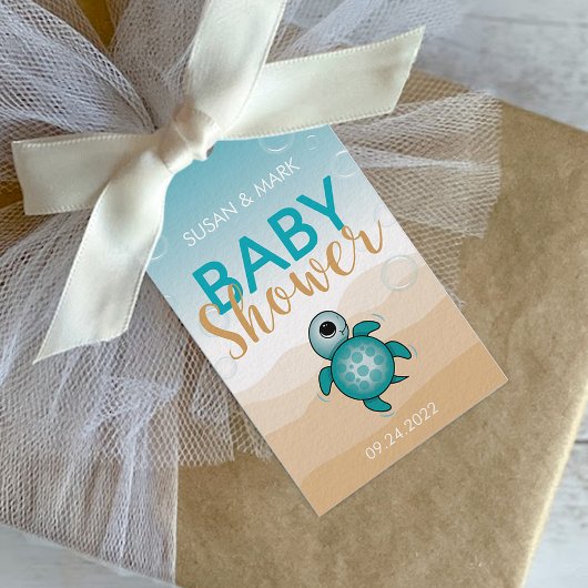 Zee Thema Baby shower Cadeau Label Cadeaulabel