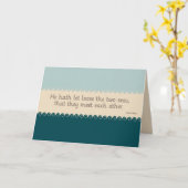 Zee-thema Gefeliciteerd Trouwkaart (Baha'i) Kaart (Gele Bloem)