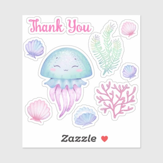 Zee thema party sticker. sticker (Vel)