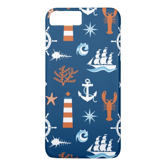 Zee Thema Patroon 1 Case-Mate iPhone Case (Achterkant)