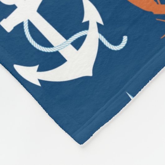 Zee Thema Patroon 1 Fleece Deken (Hoek)