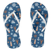 Zee Thema Patroon 1 Teenslippers (Voetbed)