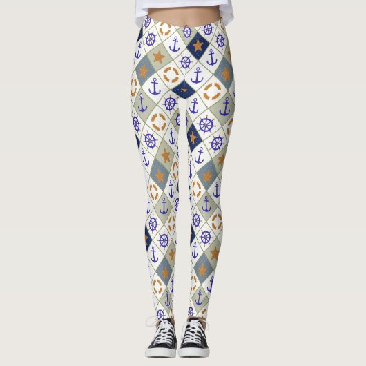 Zee Thema Patroon 2 Leggings (Voorkant)