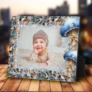 Zee Themed Kwallen Aangepaste Kinderen Frame Fotoplaat