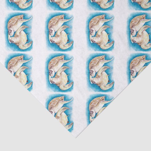 Zee Tissuepapier (Detail)