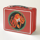 Zee tropische oranje koningskrab (Achterkant)