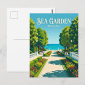 Zee Tuin Bulgarije Briefkaart (Voorkant / Achterkant)