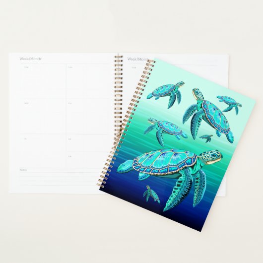 Zee Turquoise Oceanlife Planner (Display)
