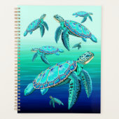 Zee Turquoise Oceanlife Planner (Voorkant)