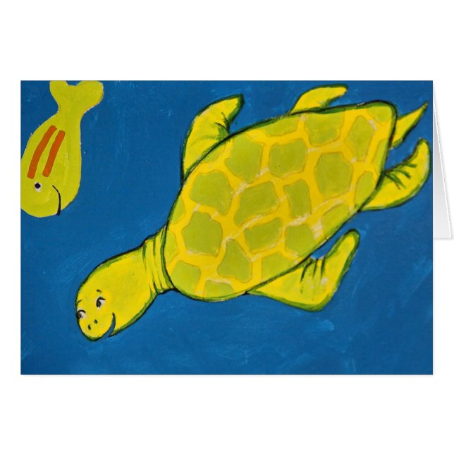 Zee Turtle (Voorkant Horizontaal)